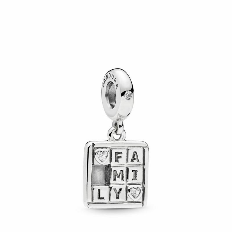 Pandora Family Game Night Dangle Charm Silver Egypt IB9867342
